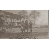 Nos Aviateurs - le Roi Albert visitant le camp d'Aviation